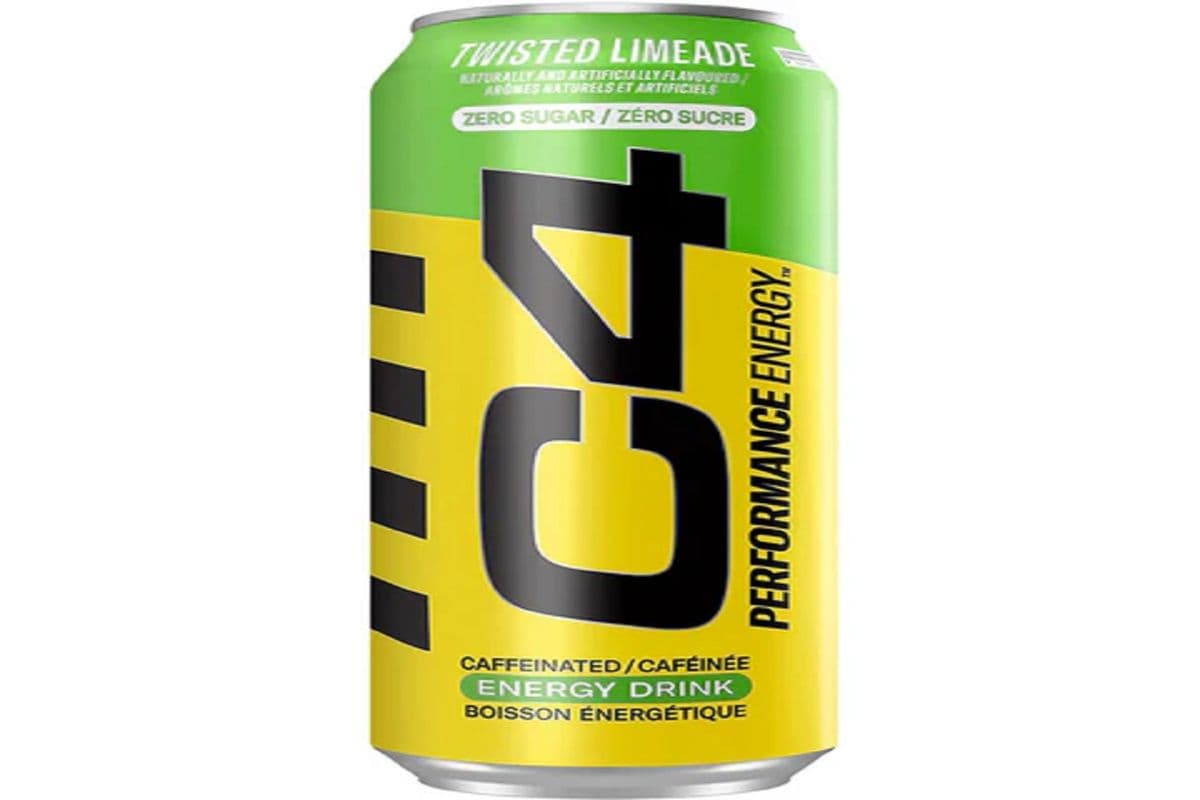 C4 Twisted Limeade Zero Sugar Energy Drink