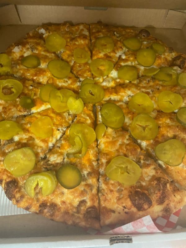 Beyond Meat Cheeseburger Pizza