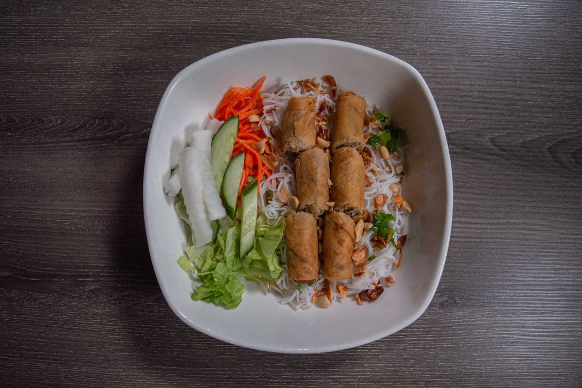 V1. Vermicelli with Spring Rolls (Bun Cha Gio)