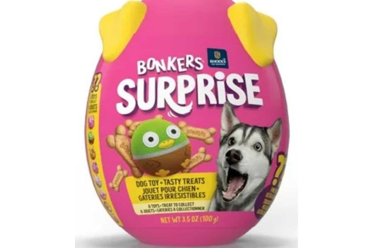 Bonkers Surprise Crunchy Chicken Flavoured Biscuit Treats for Dogs
