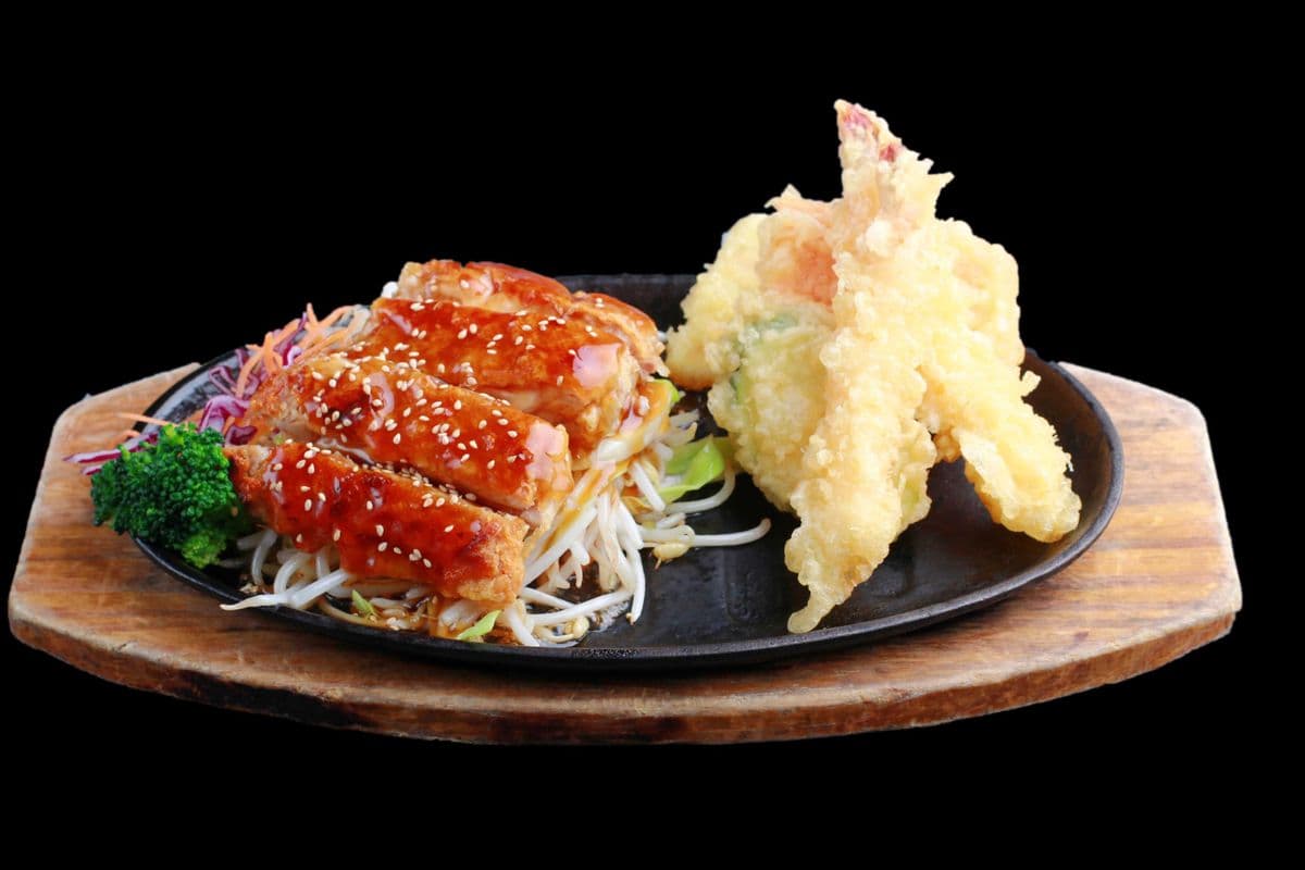 Chicken Teriyaki & Tempura