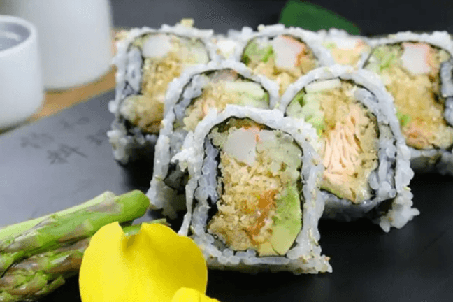 Salmon Tempura Maki