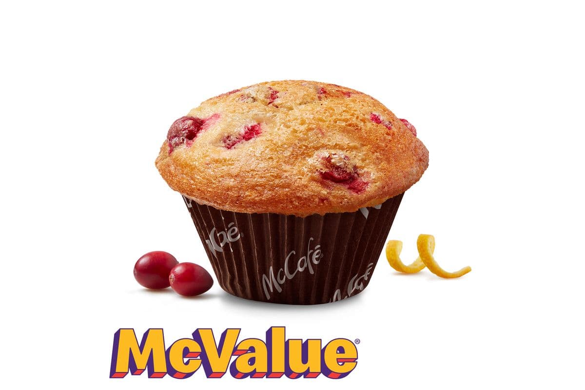 Cranberry Orange Muffin (Now contains soy) [360.0 Cals]