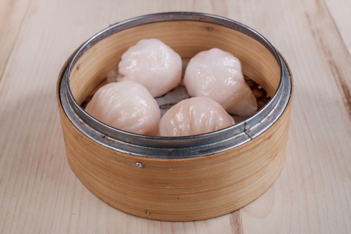 12. Steamed Shrimp Dumpling (Har Gow ) (4 Pcs)