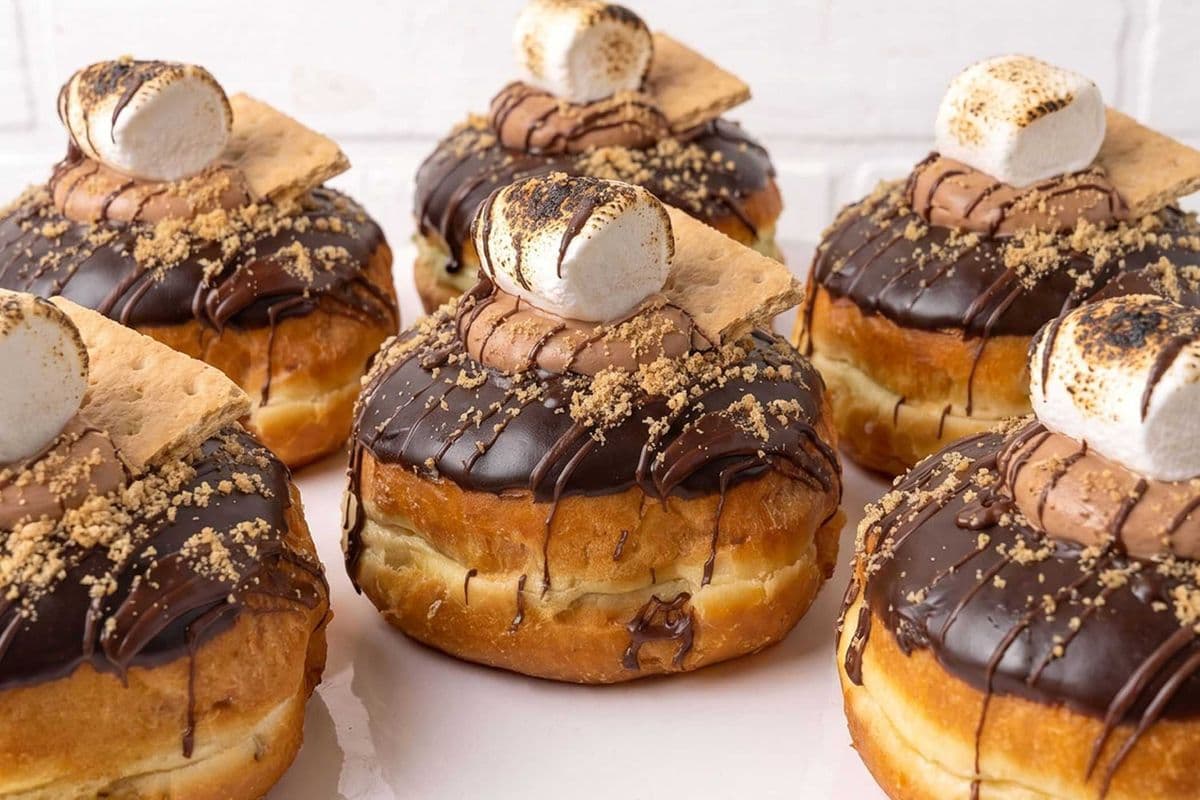 Campfire Cocoa Donut