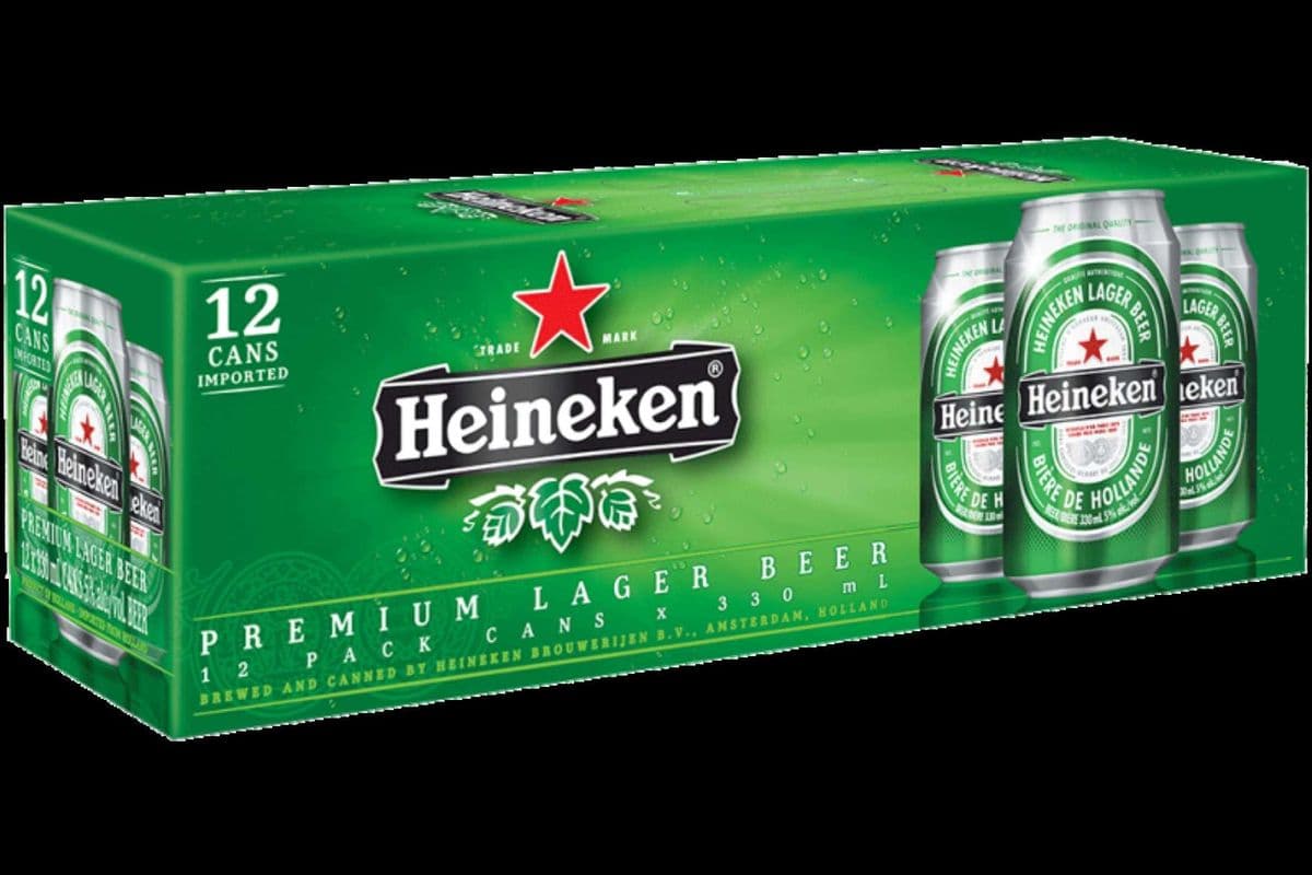 Heineken 12 can (12 x 330ml cans )