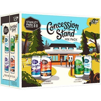Stanley Park Brewing Concession Stand Variety Pack, 12 x 355 ml