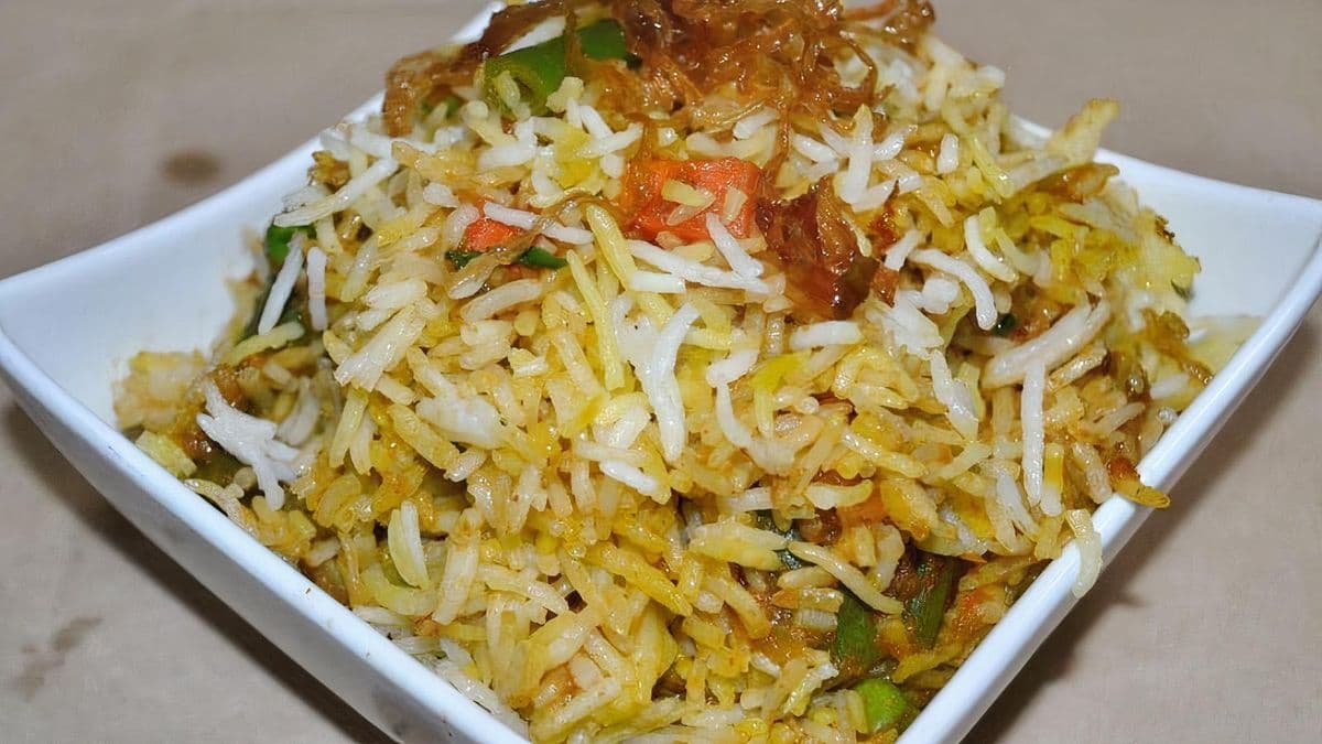 Biryani Vegetarian with Raita