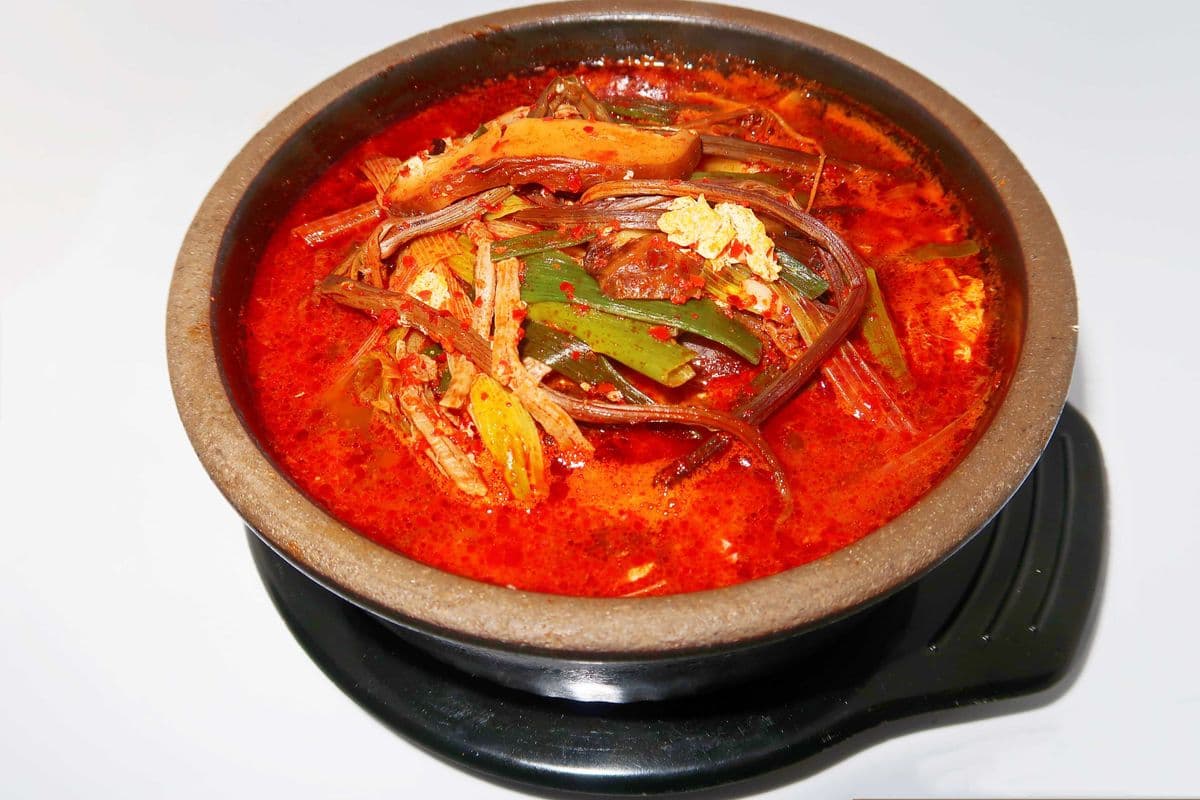 Yuk-gye-jang (Spicy Beef Soup) (육개장)