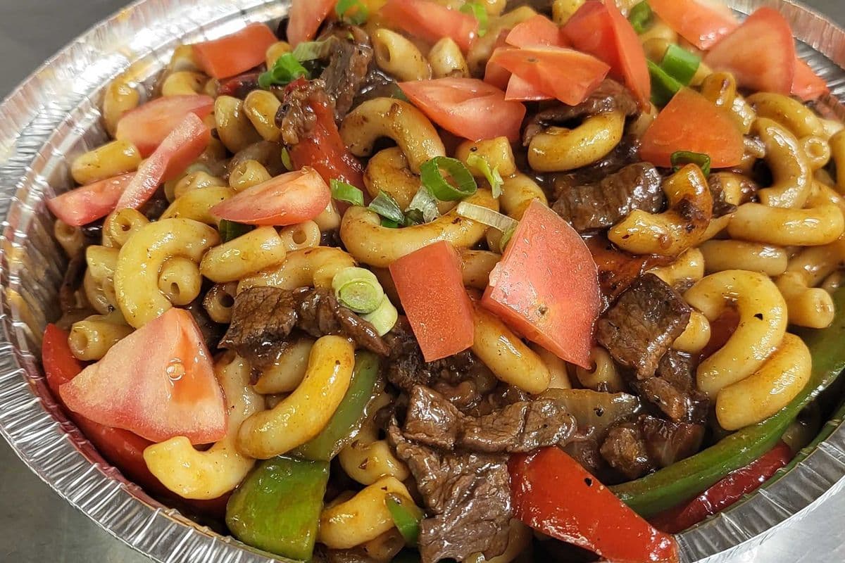 Macaroni Chinois avec viande