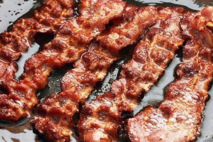 Ajout bacon en tranche 