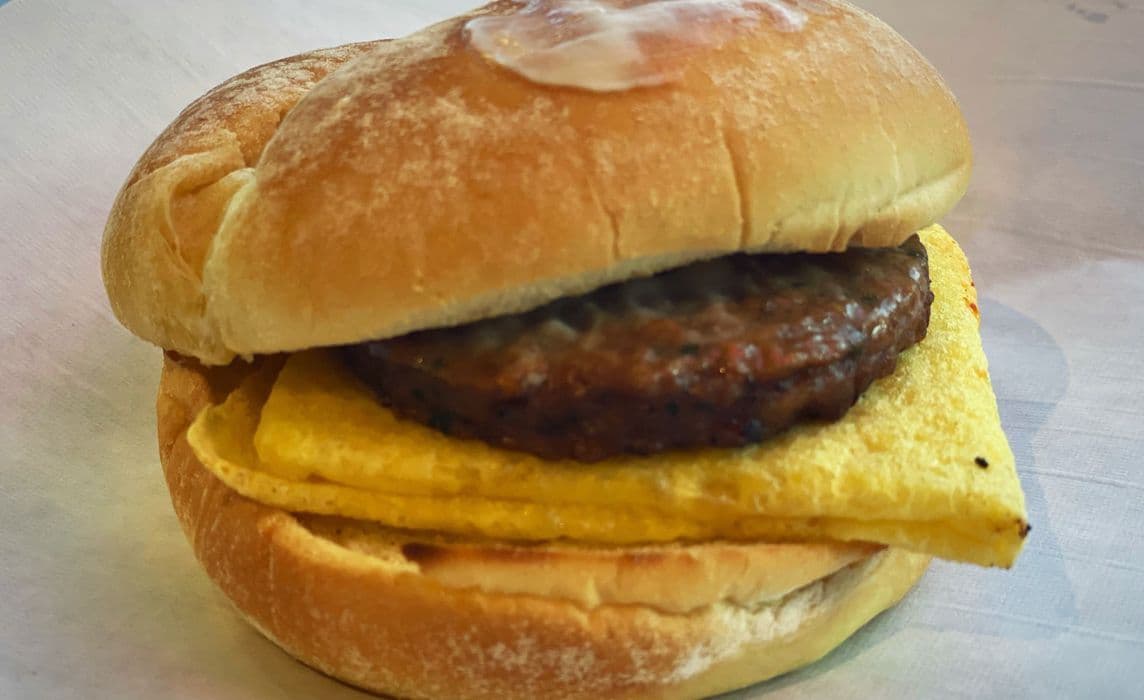 Egg & Sausage Breakfast Sandwich