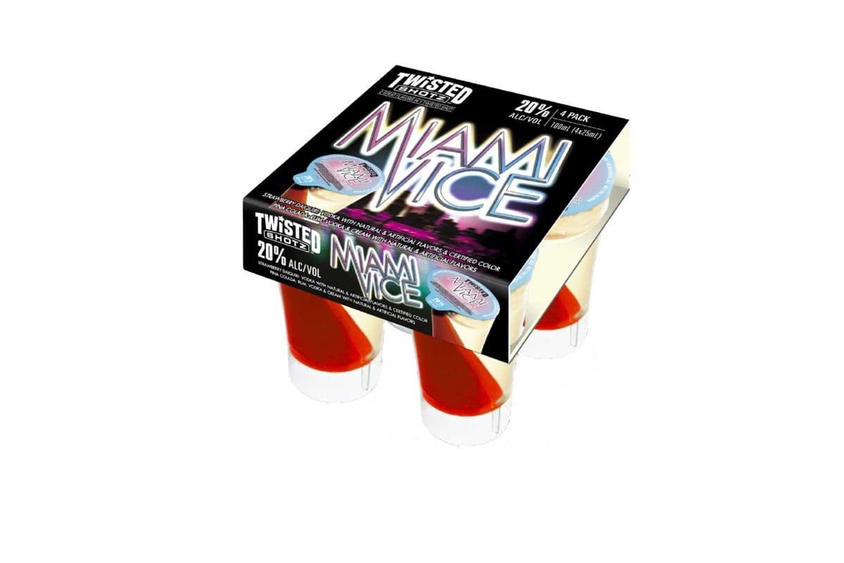 Twisted Shotz Miami Vice 4 Pack (4 x 25ml*4)