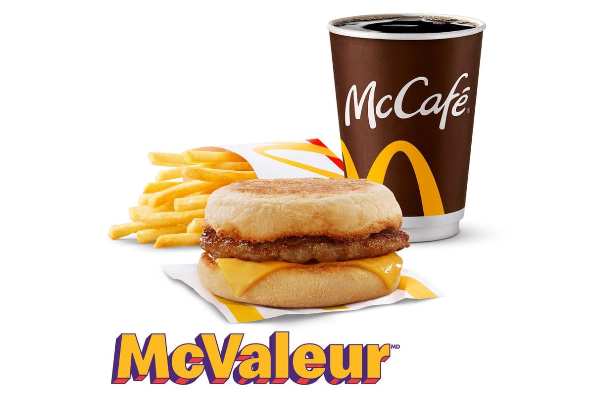 Trio McValeur Saucisse McMuffin [610.0 Cal]