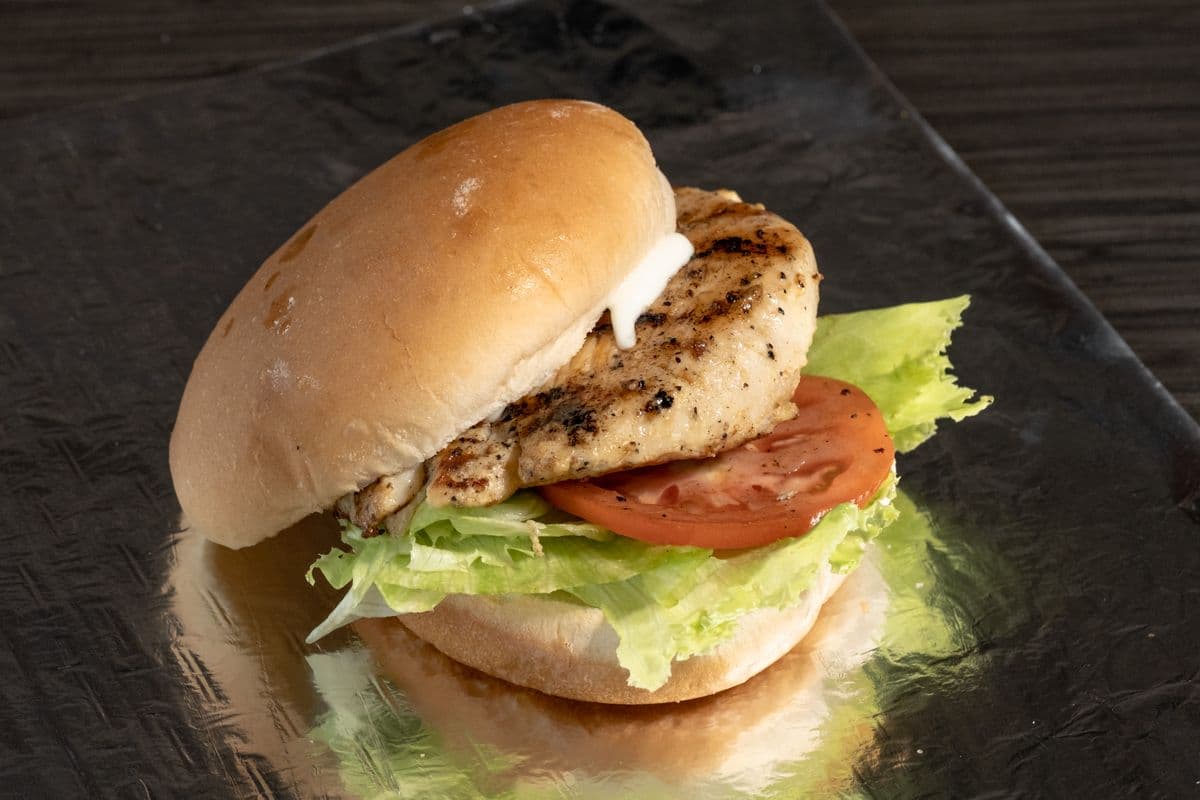Grilled Chicken on a Bun