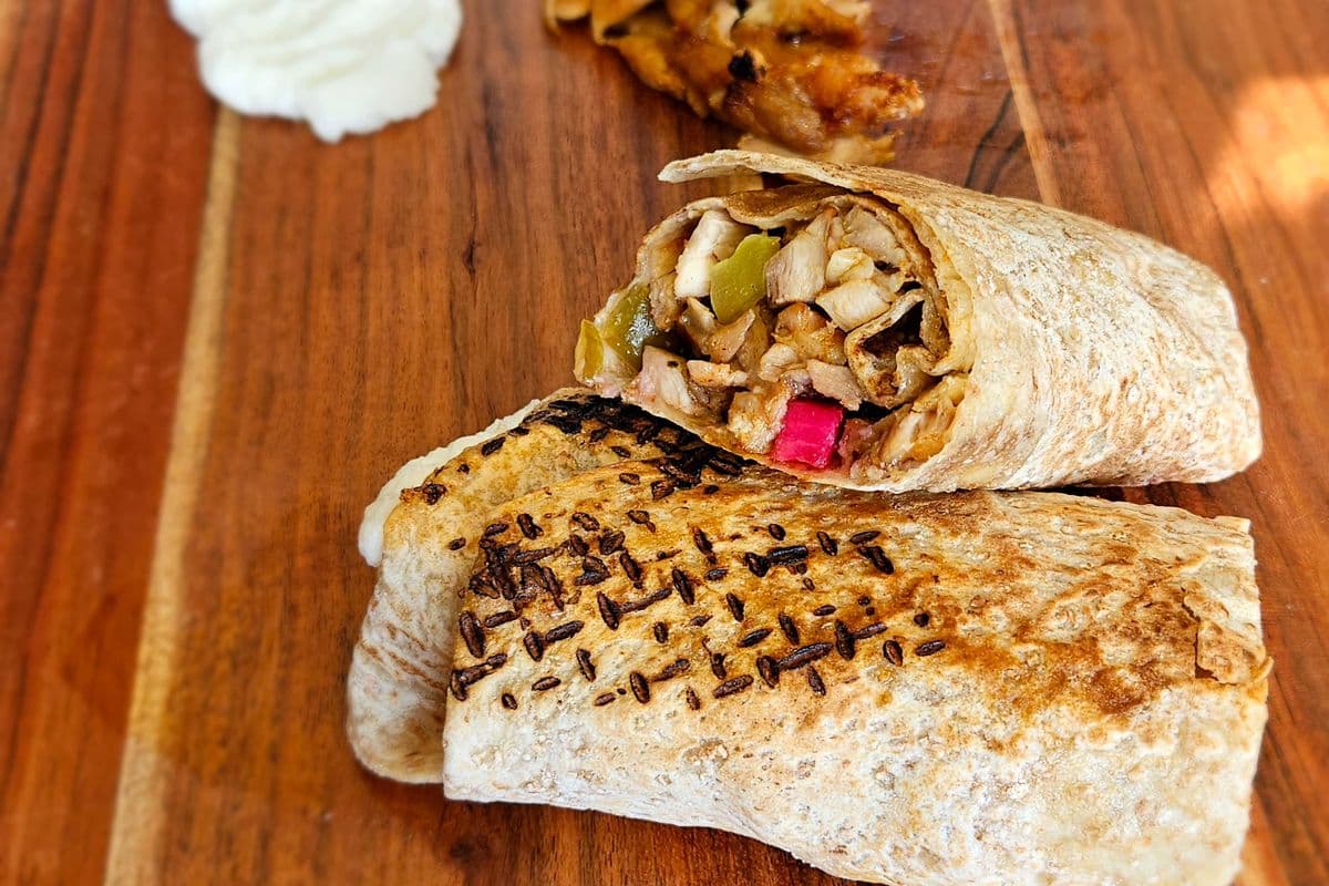 Chicken saj wrap (Authentic)
