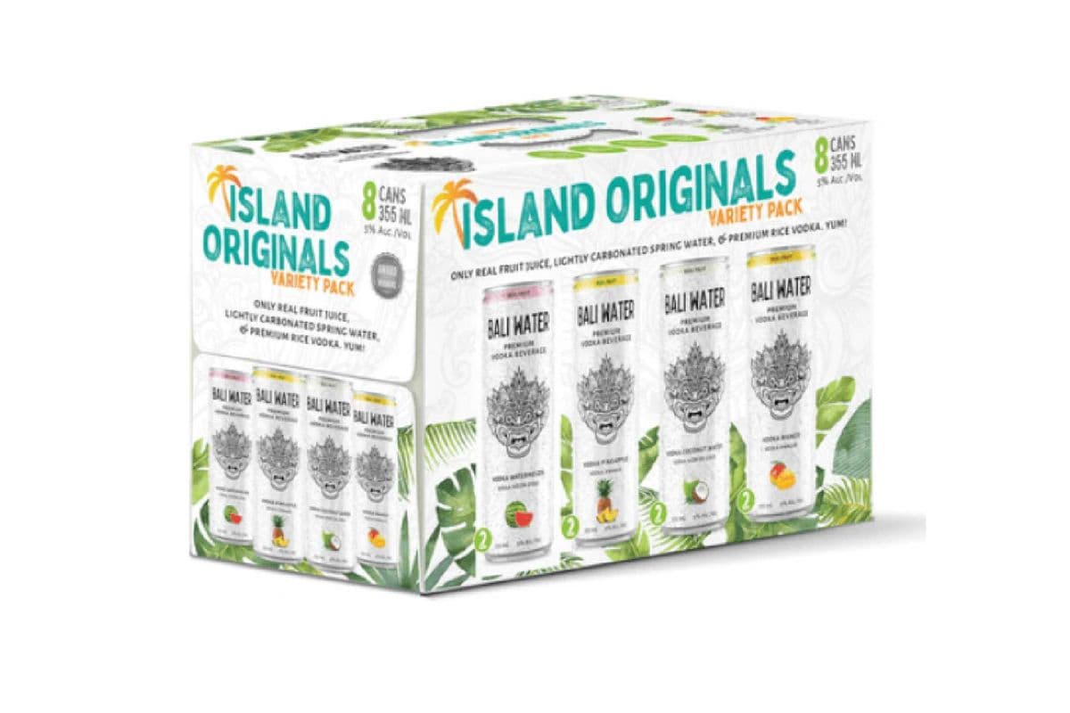 BALI WATER MIX PACK - V1 CAN (8 x 355ML)