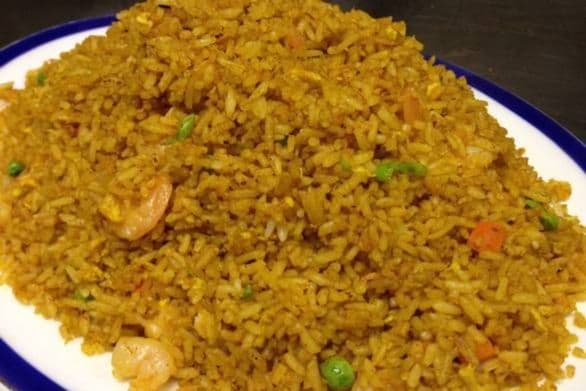 Singapore Vegetarian Fried Rice