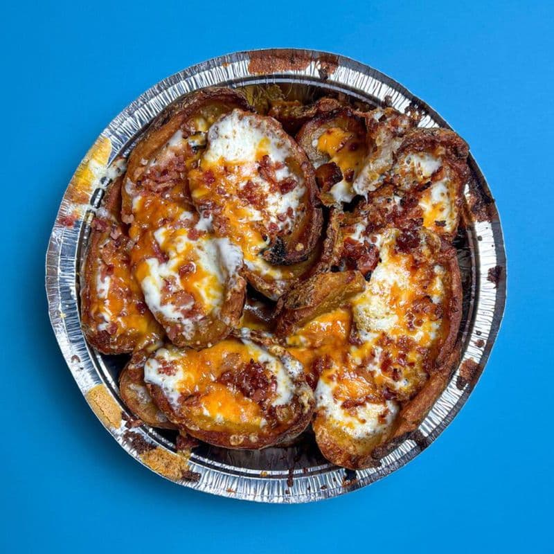 Cheesy Potato Scoops & Bacon