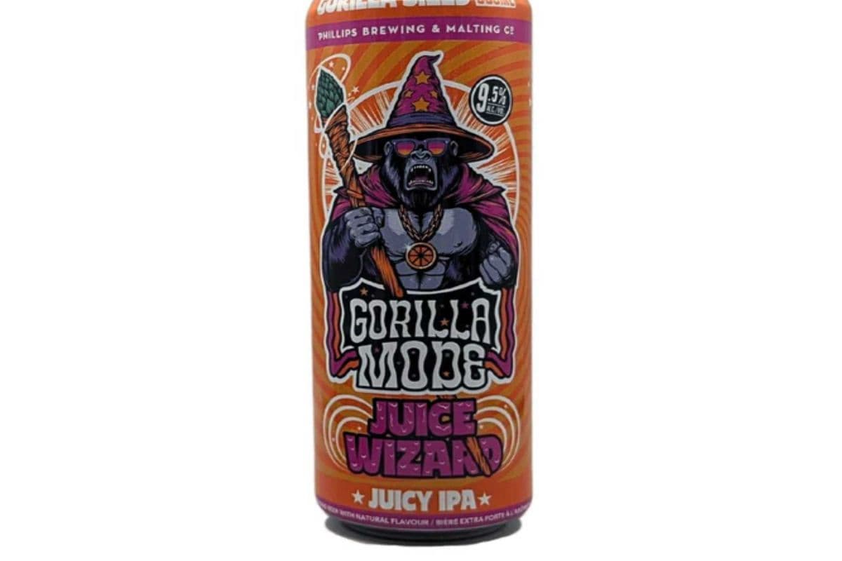 PHILLIPS GORILLA MODE JUICE WIZARD IPA -568ML-9.50% (1 x 600 ML )