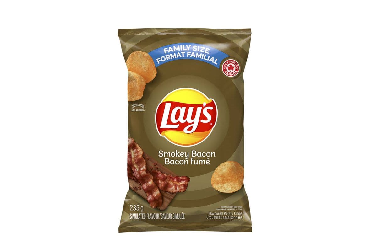 Lay's Smokey Bacon Family Size 235g