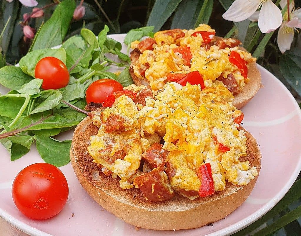 Chorizo, Egg & Cheese Bagel