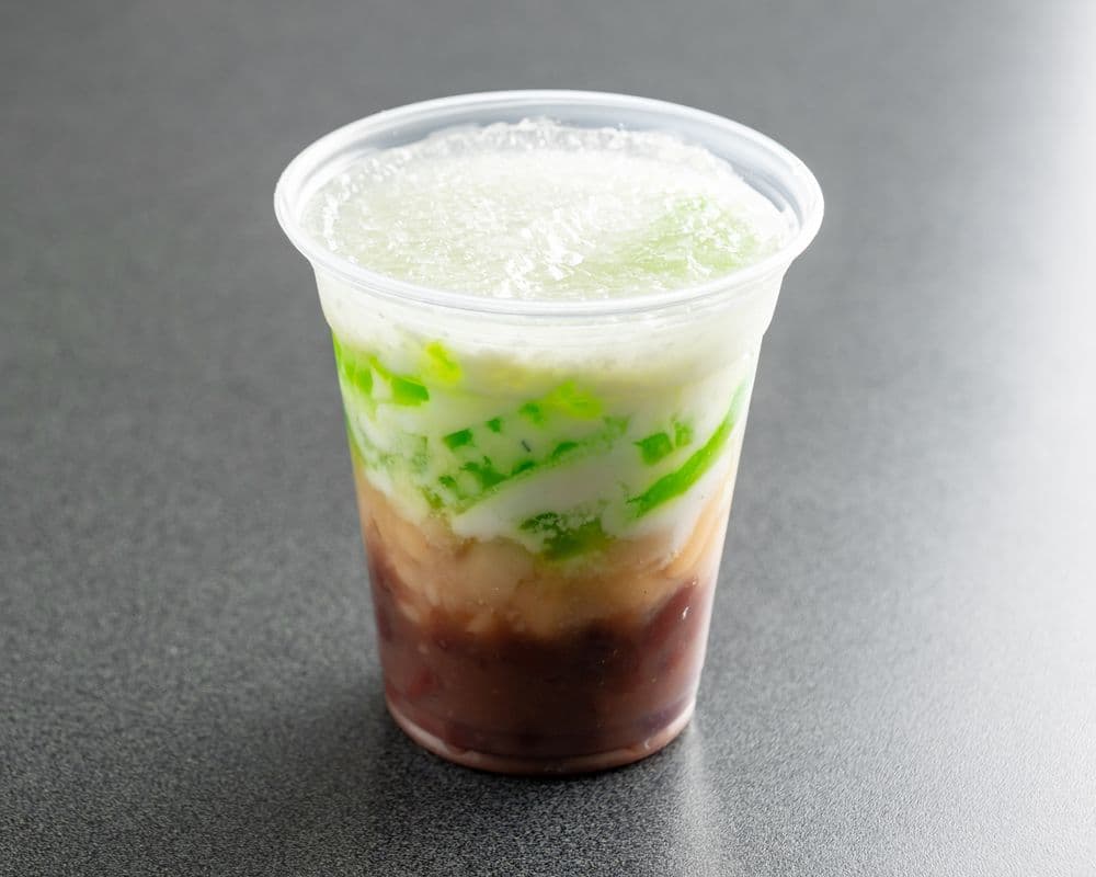 D16. Three Kinds of Beans Pudding with Coconut Milk