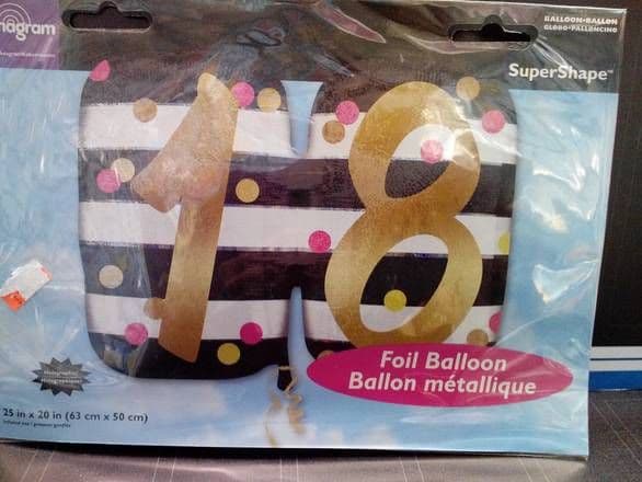 25"x20" Foil Balloon (18)