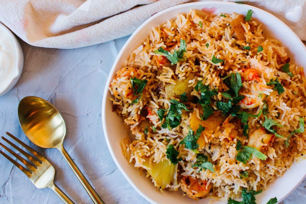 Shrimp Biryani