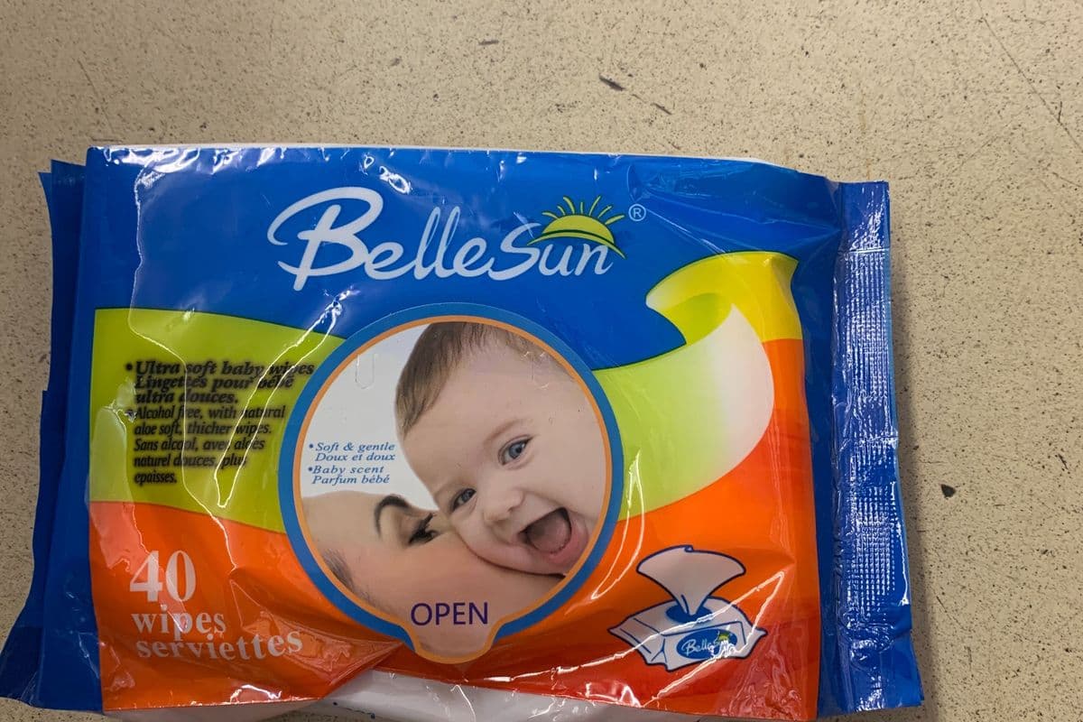 Bella sun wipes