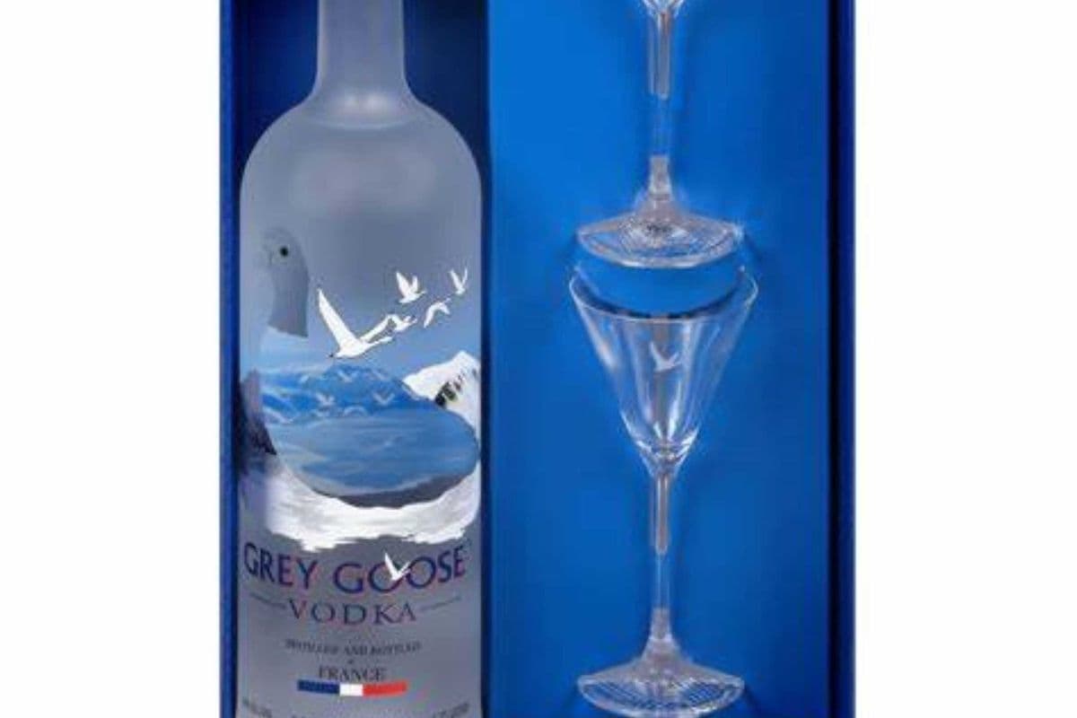 Grey goose martini gift set kit pack (1 x 750 ml)