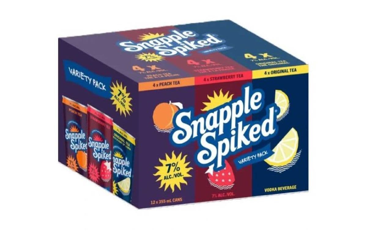 Snapple Spiked 7% Variety Pack (12 x 355ml)
