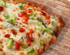 SPINACH PESTO VEGGIE PIZZA