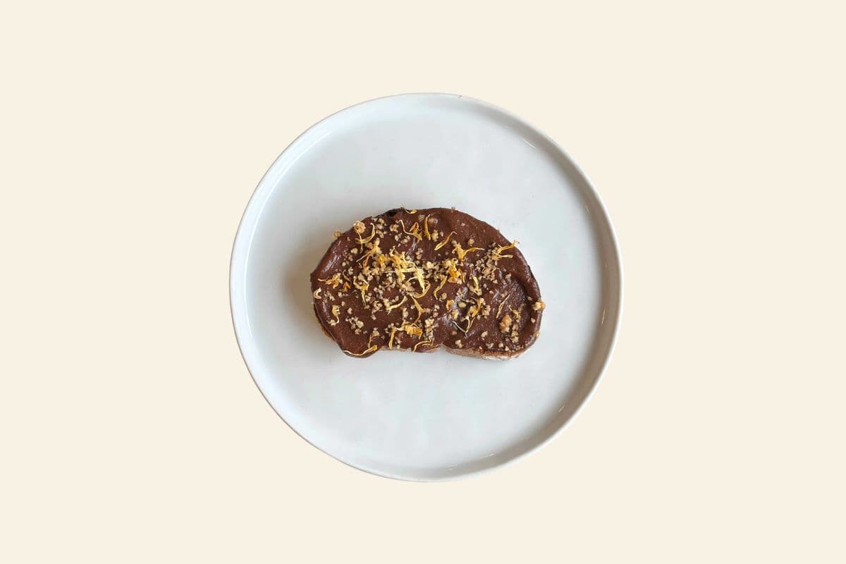 Chocolate Hazelnut Toast (8g protein)