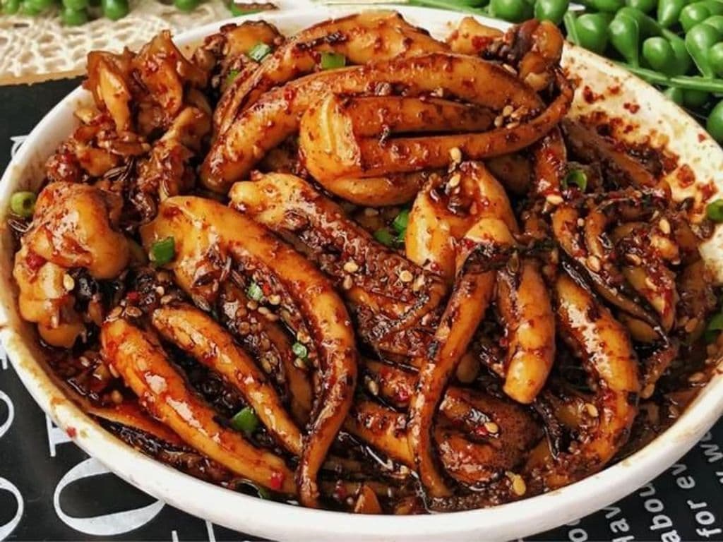 Cumin Squid 孜然魷魚