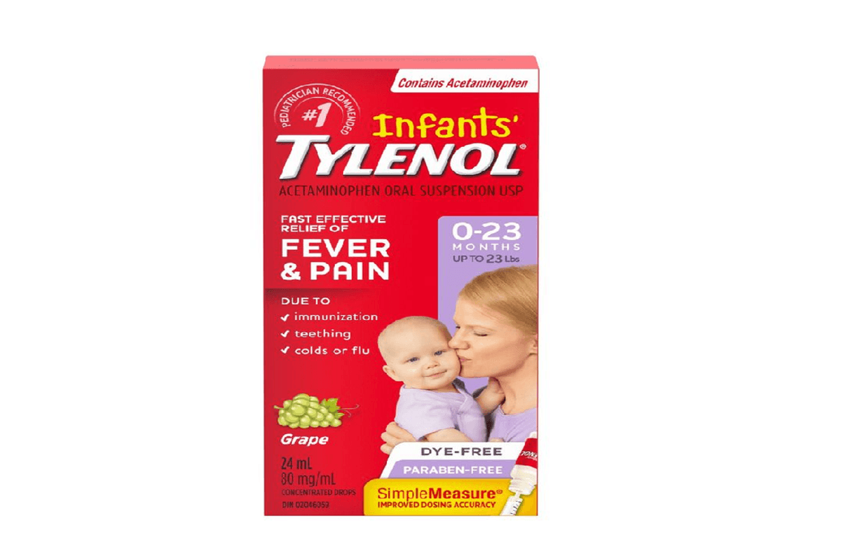 Tylenol Infant Drops Fever and Pain (24 ml)