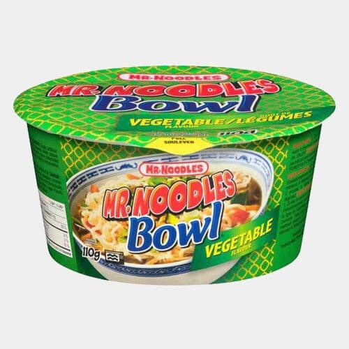 Mr. Noodles Bowl Légumes (110g) / Mr. Noodles Bowl Vegetables (110g)