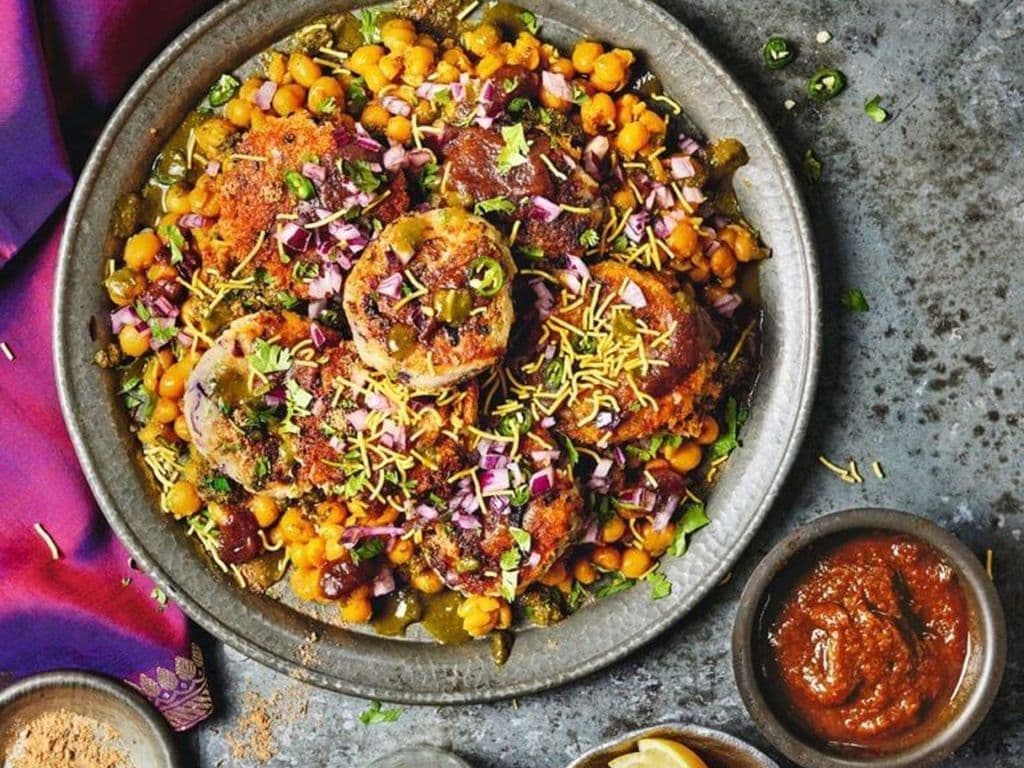 Ragda Patties Chaat
