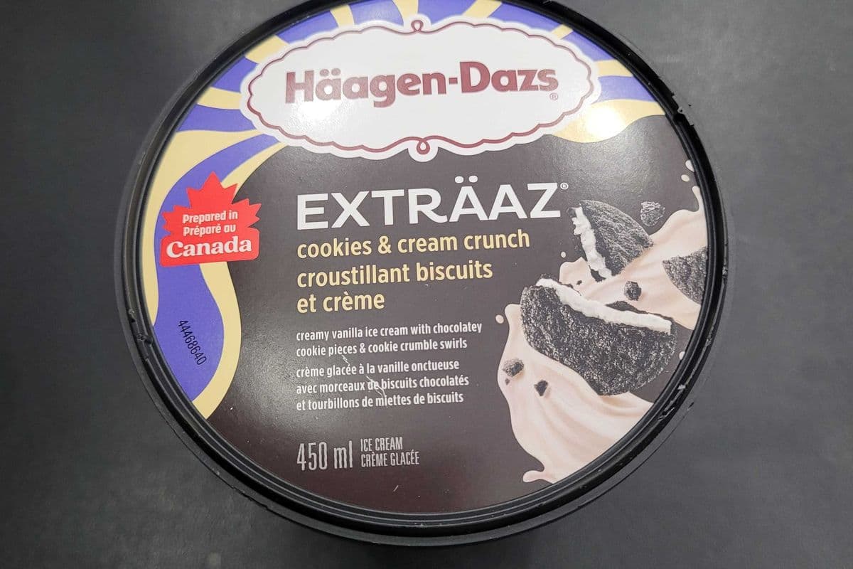 Häagen-Dazs exträaz 450ml Croustillant biscuits et crème / Cookies & cream crunch