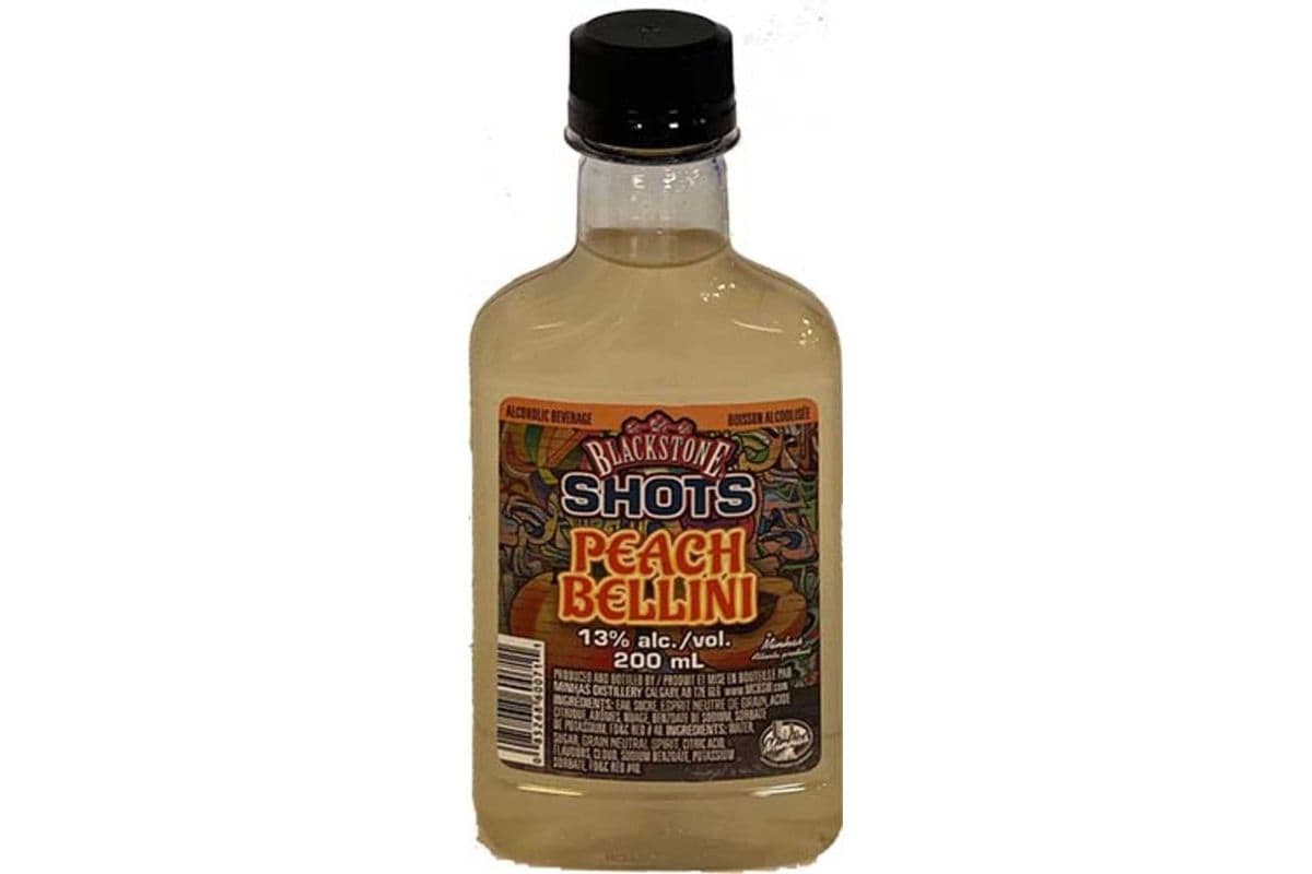 Blackstone Shots Peach (1 x 200 ml Bottle)