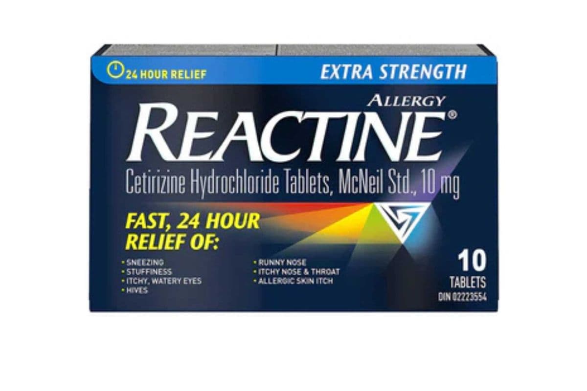 Allergy Reactine - Extra Strength (3 Tablets)