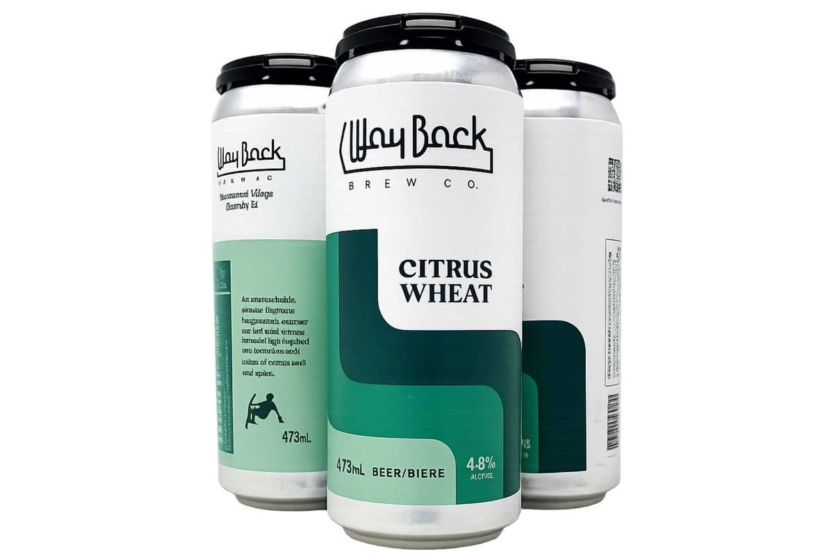 322052 - Wayback Citrus Wheat Ale (4 x 473 ml)