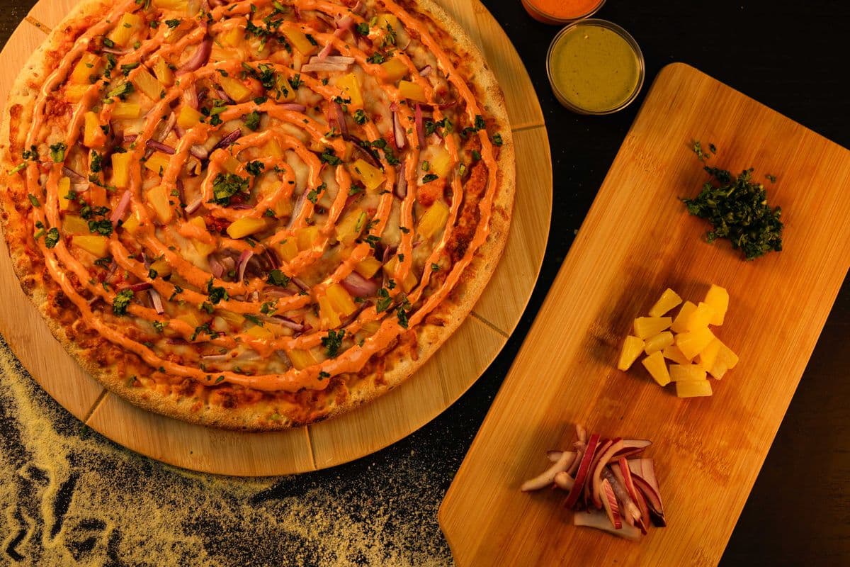 Sweet & Spicy Pineapple Pizza