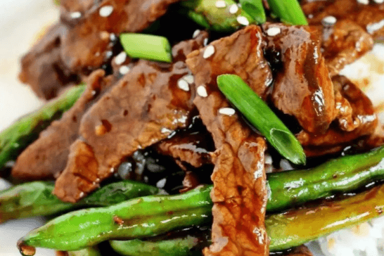 Beef and Green Beans with Black Bean Sauce