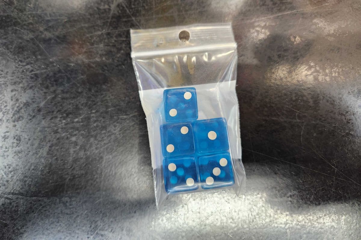 Dice pack of 5 - Dé paquet de 5