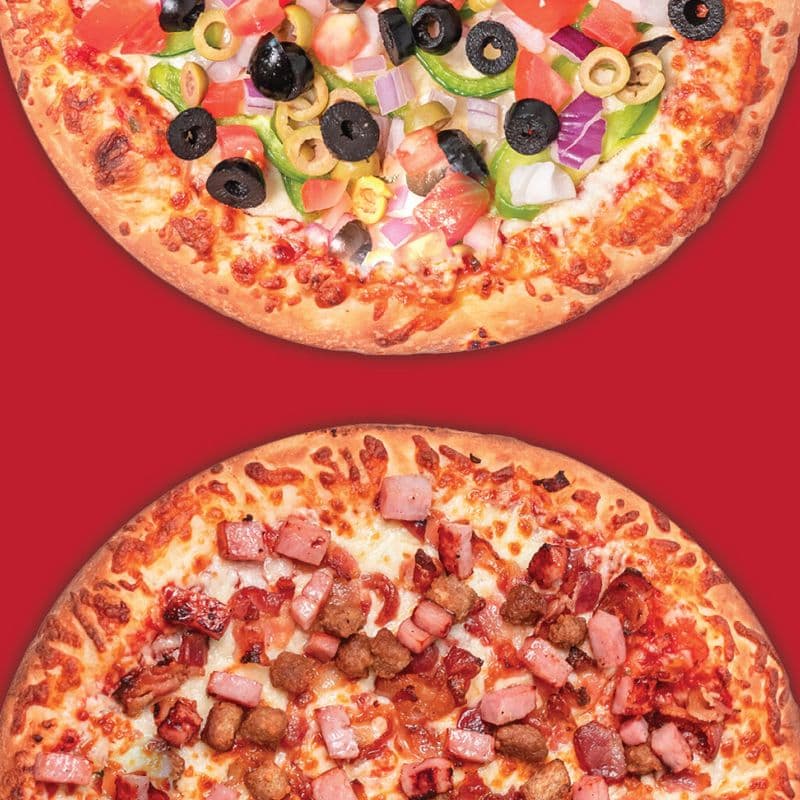 2x Pizzas 12"