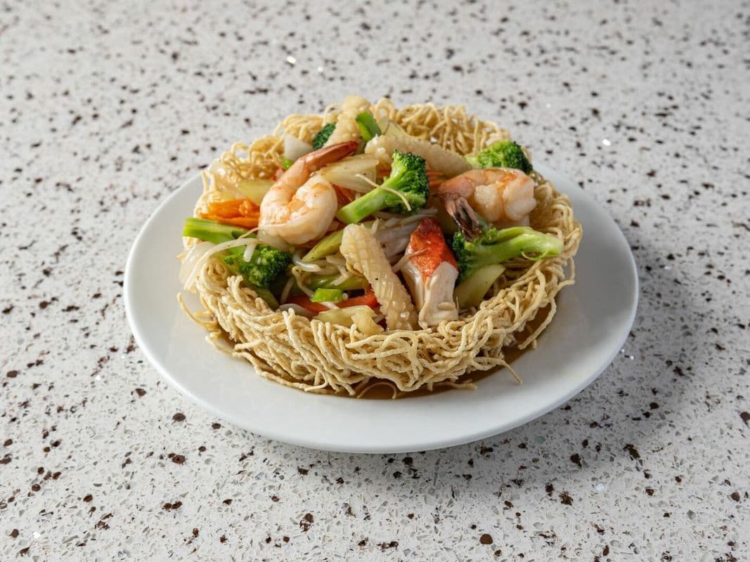 58. Stir Fried Seafood & Assorted Vegetables