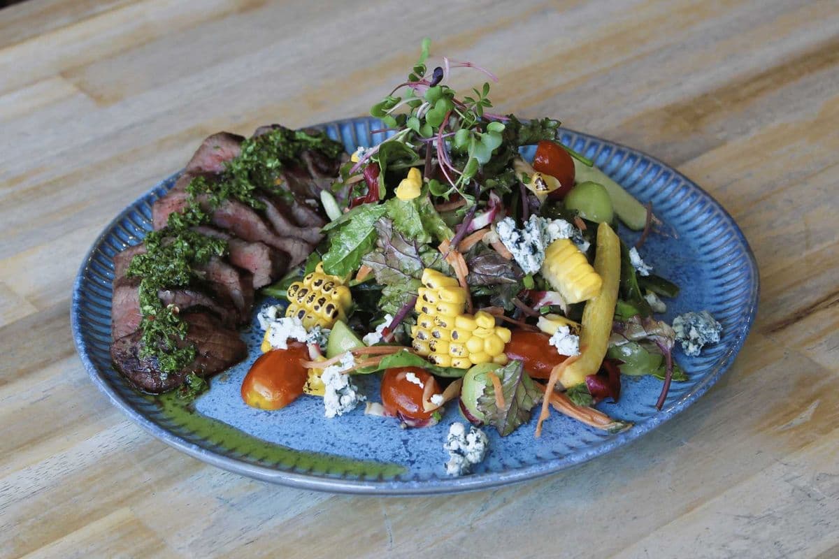 Chimichurri Steak Salad (Gluten Conscious with Modifications | Cross contamination will occur)