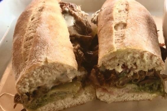 Pulled Pork Cubano Sandwich