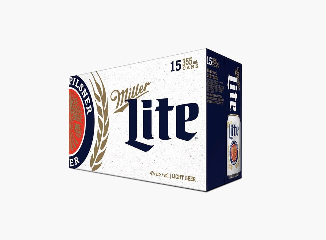 Miller Lite (15 Cans) (15 x 355ml)
